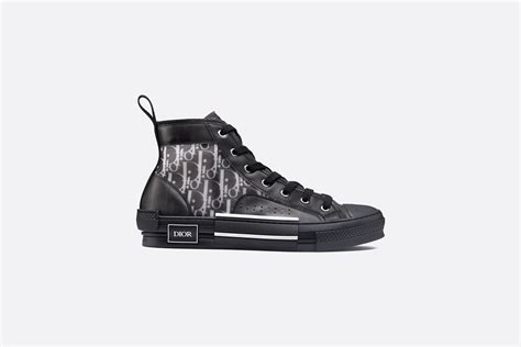 dior oblique noir|Dior sneakers b23 high top.